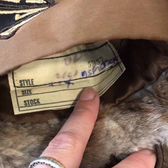 Authentic Real Fur Vintage Tan & Brown Fur Coat - Picture 12 of 13